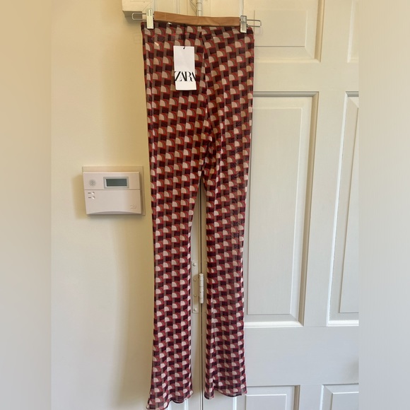NWT Sheer Patterned Pant - Picture 3 of 4